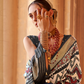Ethnic Motif Zari Saree in Banarasi Weave Style