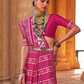 Ethnic Motif Zari Saree in Banarasi Weave Style