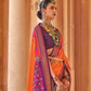 Ethnic Motif Zari Saree in Banarasi Weave Style