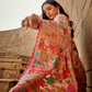 Classic Pashmina Silk Saree with Rich Kashmiri Craftsmanship