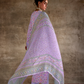 Pure Muslin Salwar Suit with Digital Print & Kashmiri Embroidery
