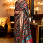 Banarasi Jamawar Silk Saree with Traditional Woven Design