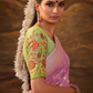 Elegant Silk Saree Embellished with Fine Zari Work