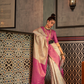 Traditional Kanjivaram Silk Saree with Rich Zari Weaving