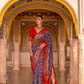 Patola Print Saree Crafted in Fine Smooth Silk
