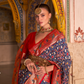 Patola Print Saree Crafted in Fine Smooth Silk