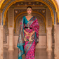Patola Print Saree Crafted in Fine Smooth Silk