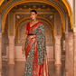 Patola Print Saree Crafted in Fine Smooth Silk