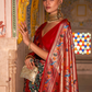 Patola Print Saree Crafted in Fine Smooth Silk