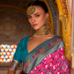 Patola Print Saree Crafted in Fine Smooth Silk