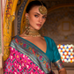 Patola Print Saree Crafted in Fine Smooth Silk
