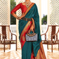 Soft Banarasi Paithani Saree with Copper Zari Weaving