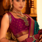 Soft Banarasi Paithani Saree with Copper Zari Weaving