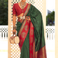 Soft Banarasi Paithani Saree with Copper Zari Weaving