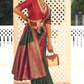 Soft Banarasi Paithani Saree with Copper Zari Weaving