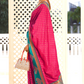Soft Banarasi Paithani Saree with Copper Zari Weaving