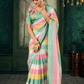 Soft Chanderi Linen Fabric with Artistic Digital Print - LaVante Fashion