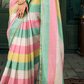 Soft Chanderi Linen Fabric with Artistic Digital Print - LaVante Fashion