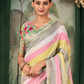 Soft Chanderi Linen Fabric with Artistic Digital Print - LaVante Fashion