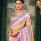 Soft Chanderi Linen Fabric with Artistic Digital Print - LaVante Fashion
