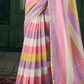 Soft Chanderi Linen Fabric with Artistic Digital Print - LaVante Fashion