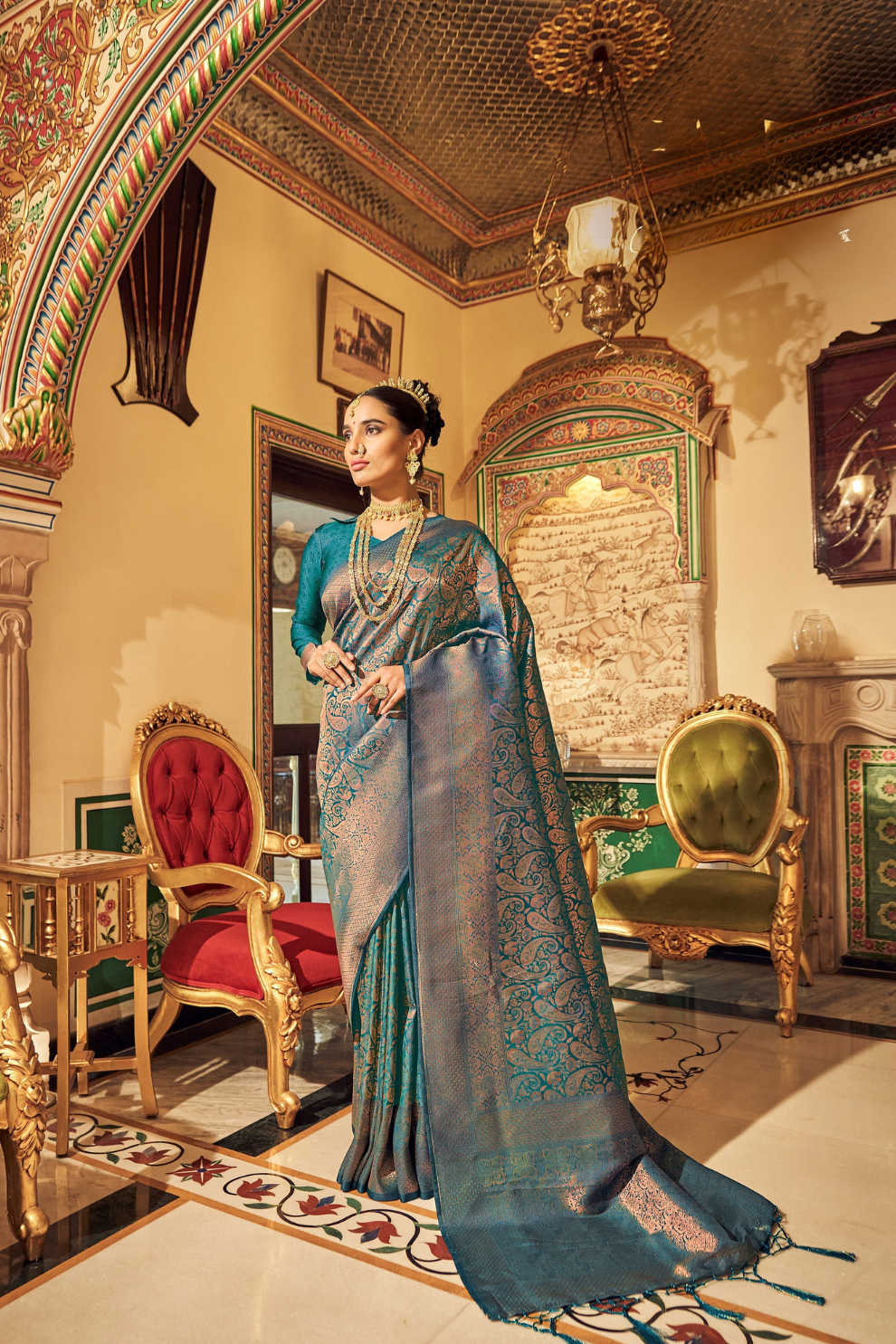 Soft Handloom Weaving Silk Saree