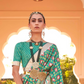 Elegant Soft Kachhi Silk Saree with Designer Finish