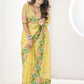Soft Linen Saree with Natural Texture and Elegant Drape - LaVante Fashion