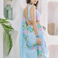 Soft Linen Saree with Natural Texture and Elegant Drape - LaVante Fashion