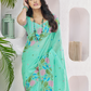 Soft Linen Saree with Natural Texture and Elegant Drape - LaVante Fashion