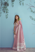Soft Linen Silk Saree with Chikankari Weaved Border