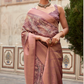 Soft Nylon Crepe with Zari Weaving & Digital Print - LaVante Fashion