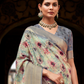 Soft Nylon Crepe with Zari Weaving & Digital Print - LaVante Fashion