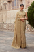 Soft Nylon Crepe with Zari Weaving & Digital Print - LaVante Fashion