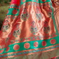 Soft Peshwai Paithani Silk Saree with Traditional Zari Weaving & Royal Pallu
