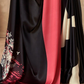 Glossy Soft Satin Fabric with Contemporary Digital Design