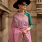Soft Silk Saree with Elegant Handloom Weaving Design