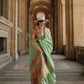 Soft Silk Saree with Elegant Handloom Weaving Design