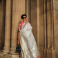 Soft Silk Saree with Elegant Handloom Weaving Design