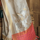 Soft Silk Saree with Elegant Handloom Weaving Design