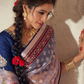Elegance in Every Thread Designer Soft Brasso Organza With Beautiful Printed Saree