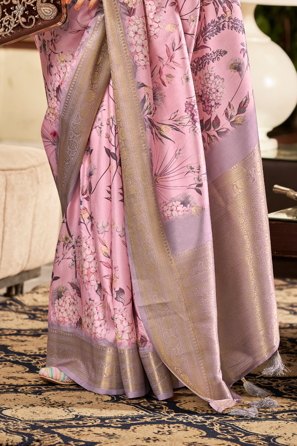 Soft Silk Saree with Digital Print