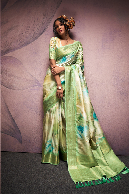 Soft Handloom Weaving Silk Saree