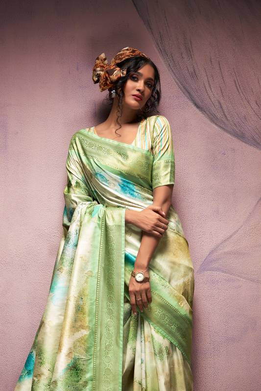 Soft Handloom Weaving Silk Saree