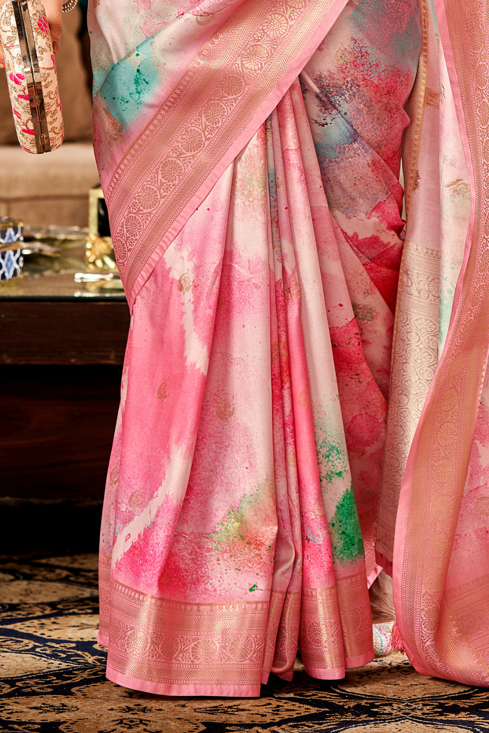 Soft Silk Saree with Digital Print