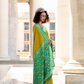 Soft Silk Saree with Ikkat Bandhani Fusion Design - LaVante Fashion