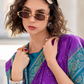 Soft Silk Saree with Ikkat Bandhani Fusion Design - LaVante Fashion
