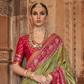 Vibrant Digital Printed Art Silk Saree with Contemporary Design