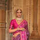 Vibrant Digital Printed Art Silk Saree with Contemporary Design