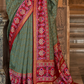 Vibrant Digital Printed Art Silk Saree with Contemporary Design
